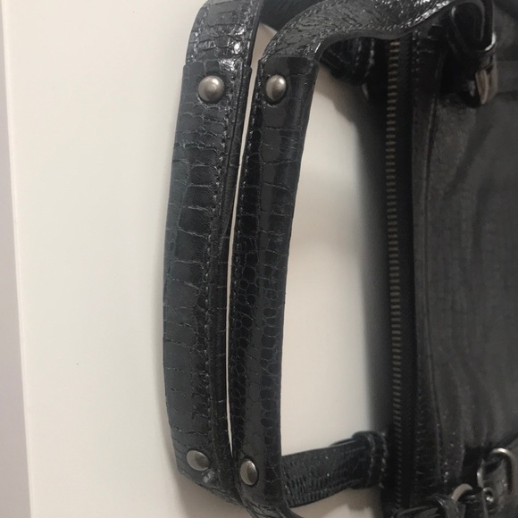 COACH Crocodile Embossed Leather Bag - Picture 7 of 8